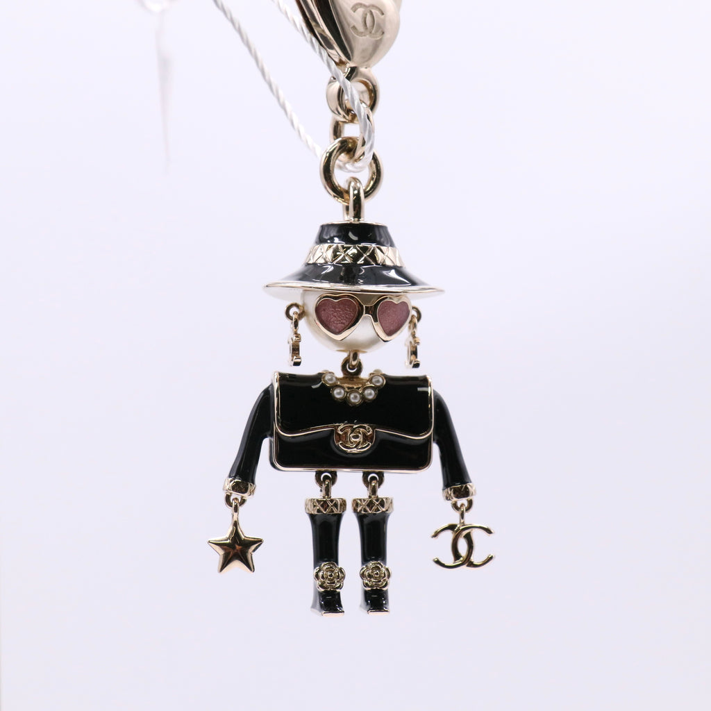 Chanel 2025 Pearl & Resin Coco Doll Charm twins LDZ852