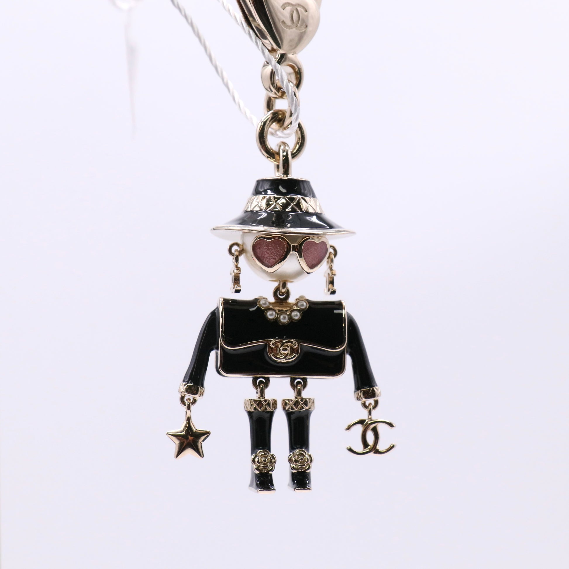 Chanel 2025 Pearl & Resin Coco Doll Charm twins LDZ852