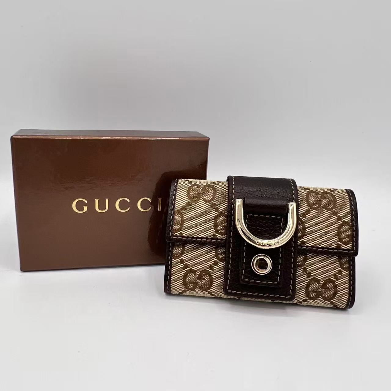 Horsebit Guccissima Canvas 6 Key Holder