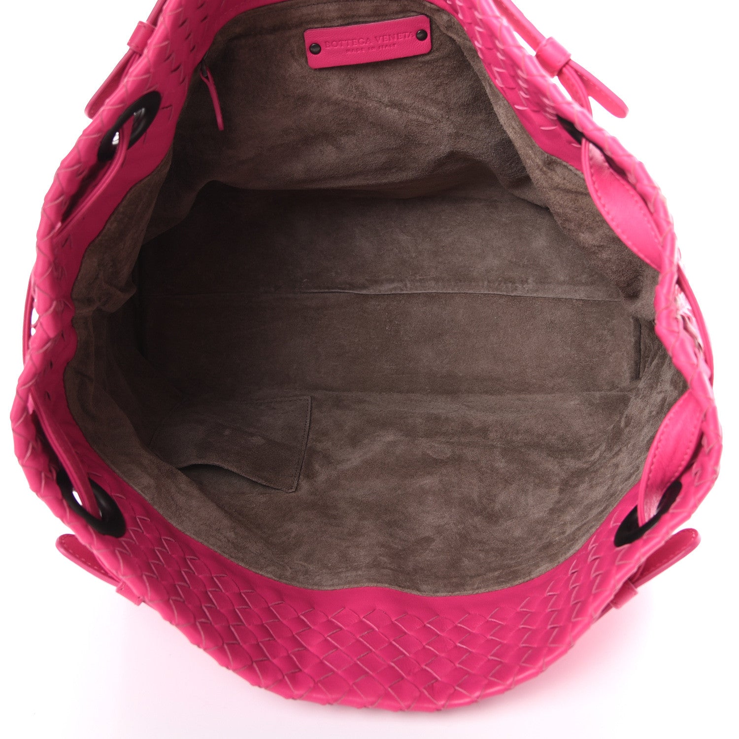 Nappa Intrecciato Medium Garda Bag Rosa Shock twins