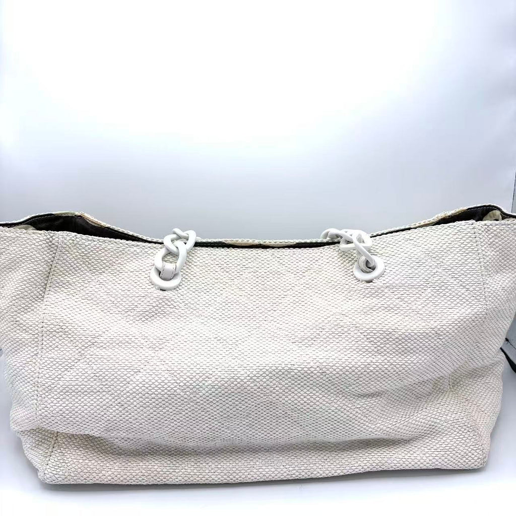 Chain Tote White