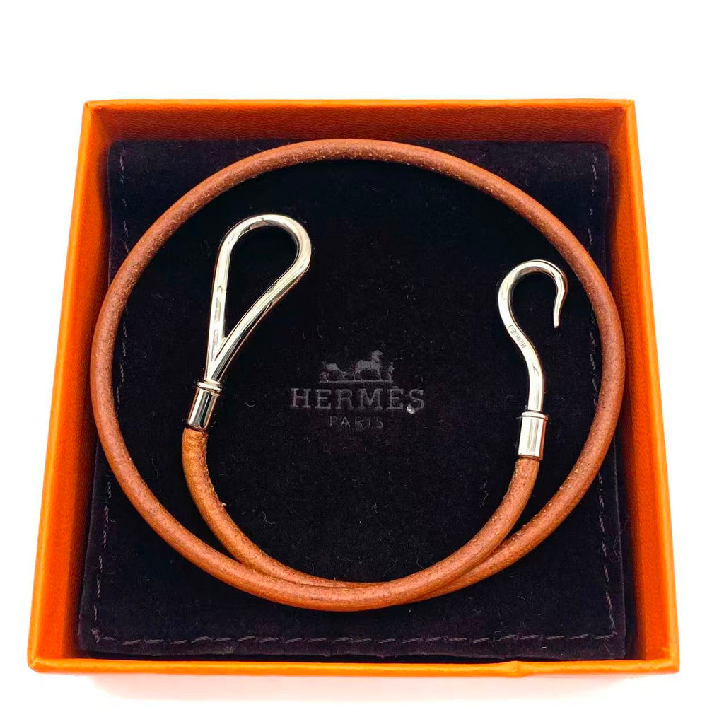 Jumbo leather bracelet