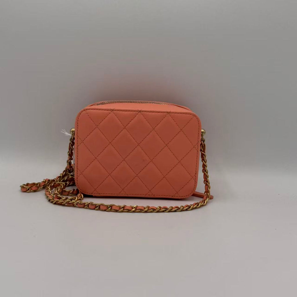 Mini Pearl Crush Quilted Camera Case