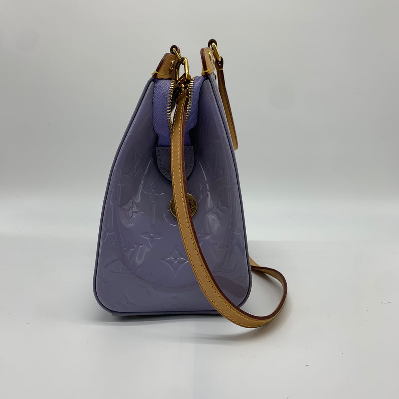 Brea Handbag Monogram Vernis MM Purple