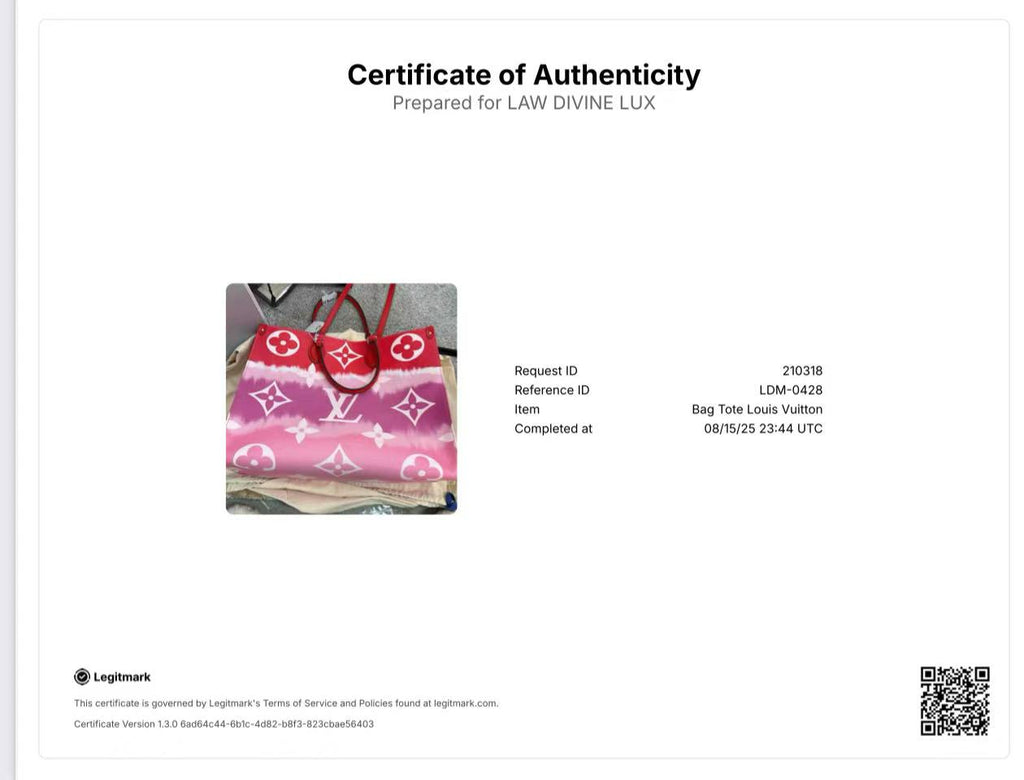 Louis Vuitton  Monogram Escale Onthego GM Rouge