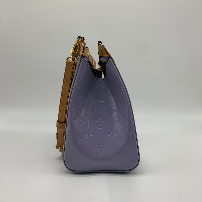 Brea Handbag Monogram Vernis MM Purple