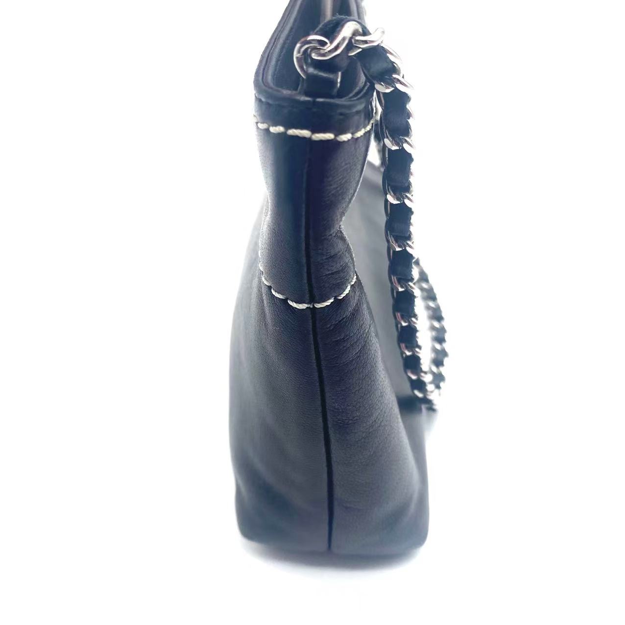 Lax Pochette Leather Black
