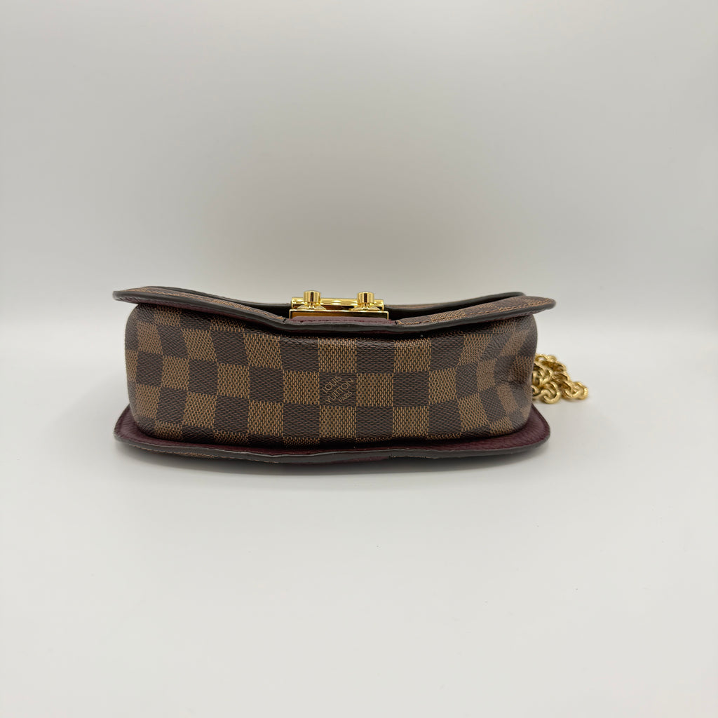 Wight Handbag Damier with Leather