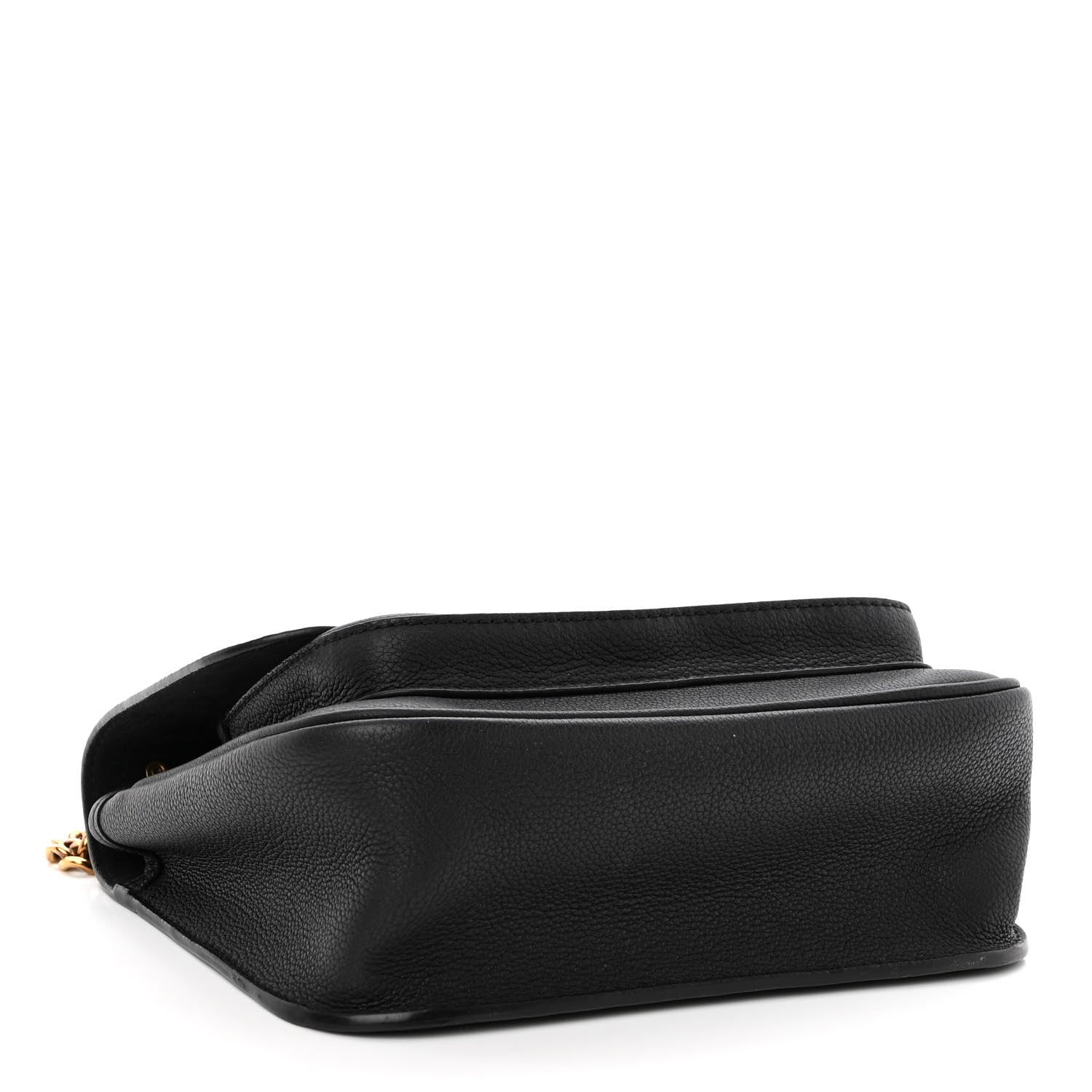 Grained Calfskin Lockme Chain Bag PM Black twins