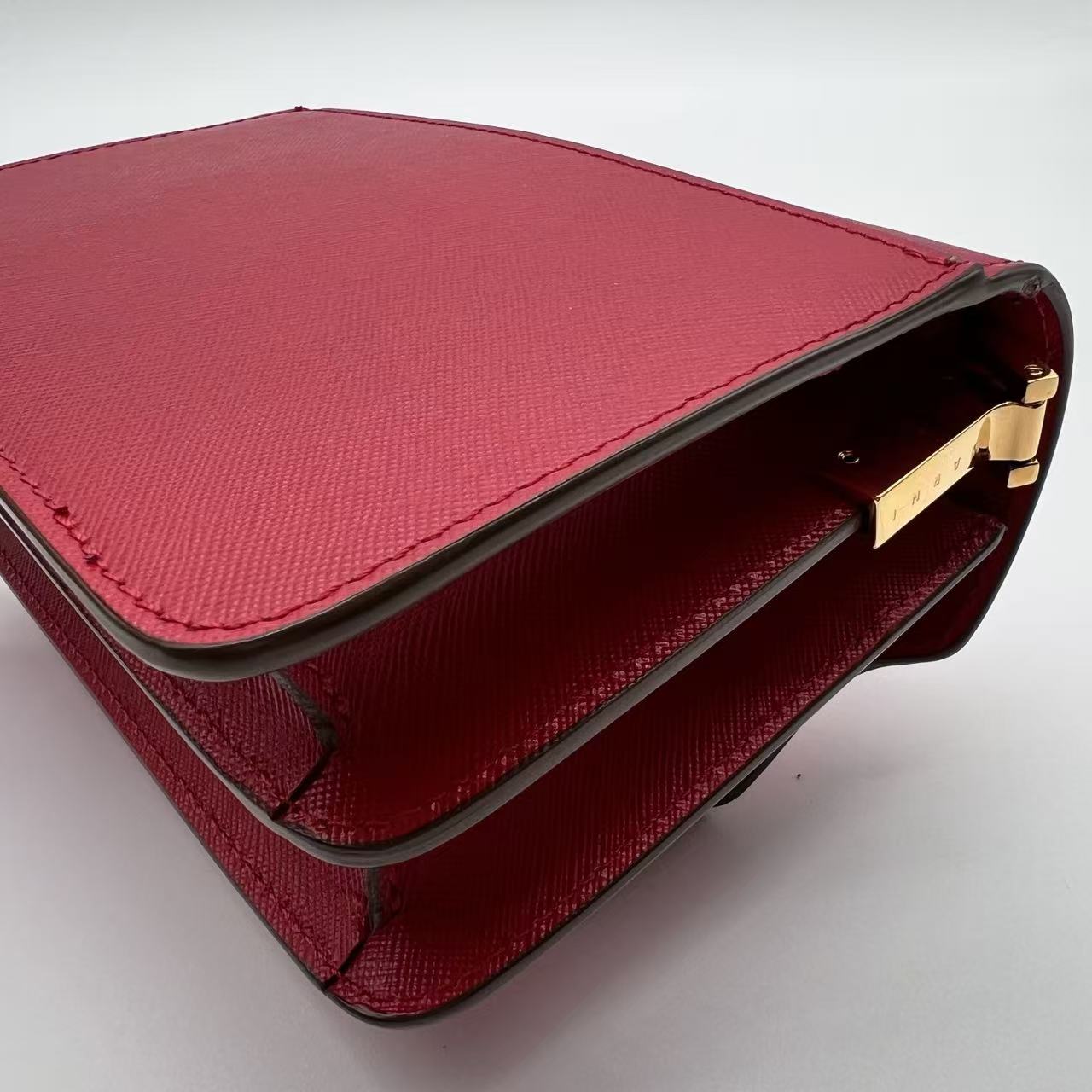 Red Leather Shoulder bag