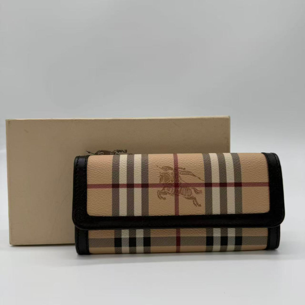 Burberry haycheck wallet Twins W21462
