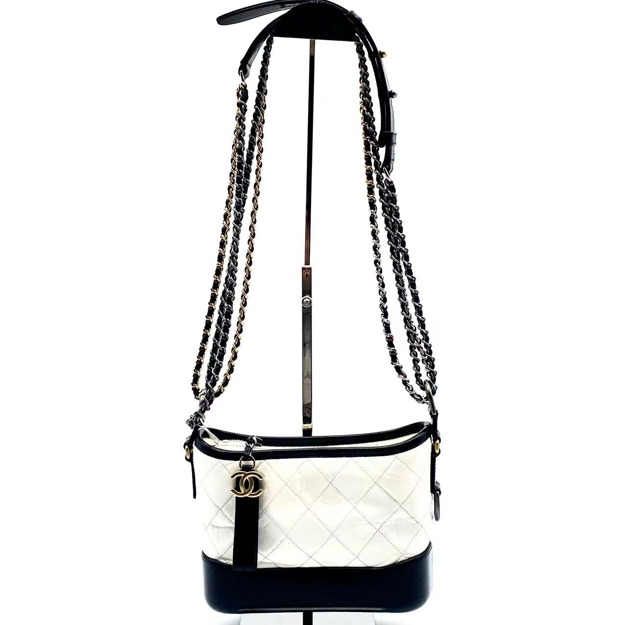 Gabrielle Hobo Quilted Aged Calfskin Small