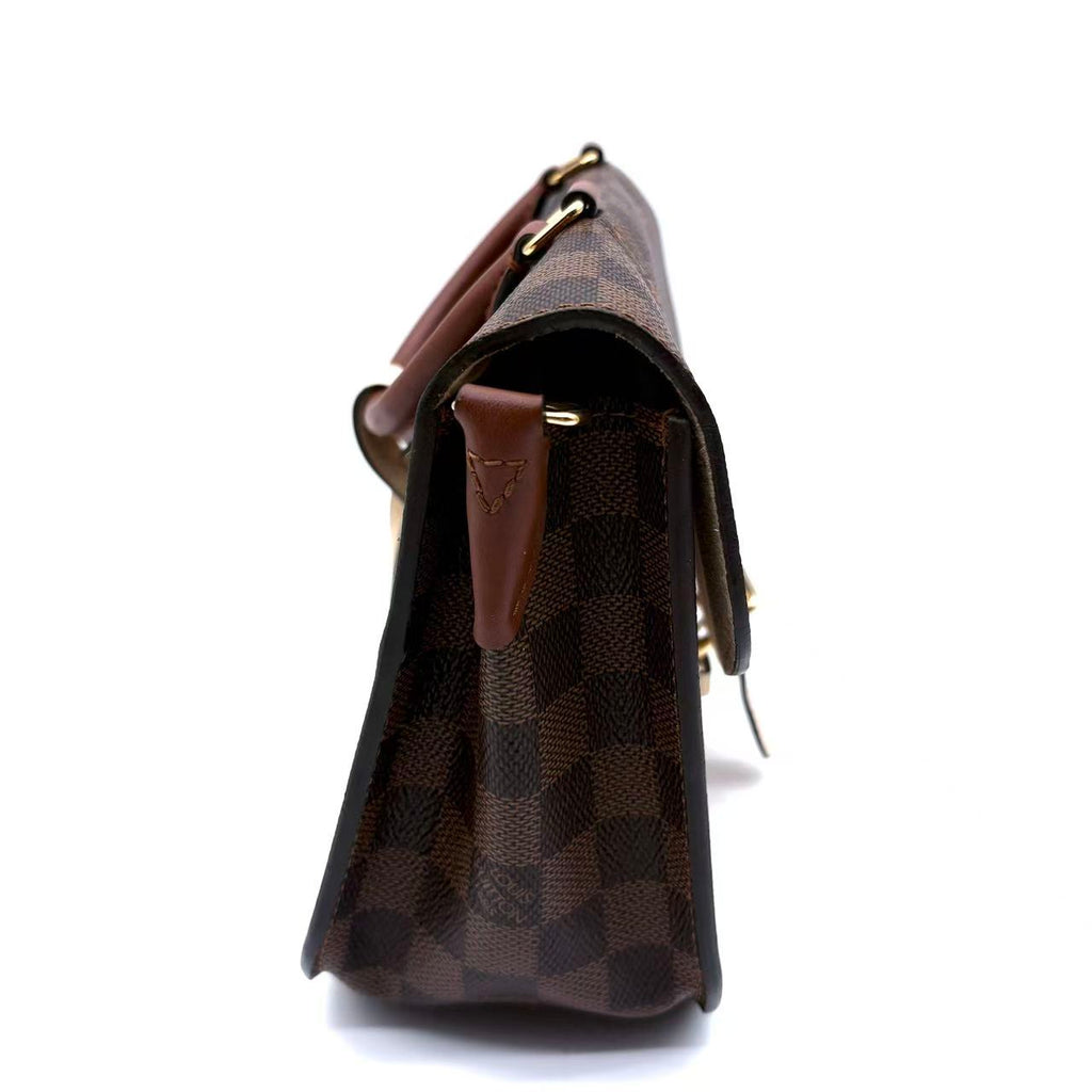 Beaumarchais Handbag Damier with Leather LDM-1687