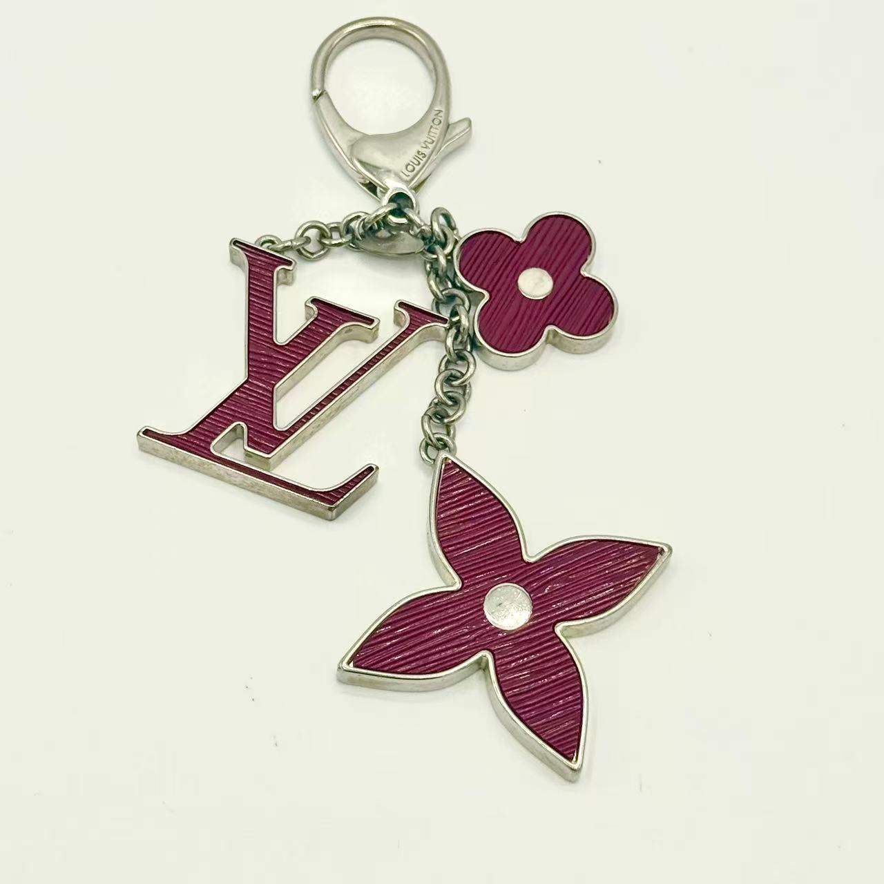 Fleur de Monogram Bag Charm