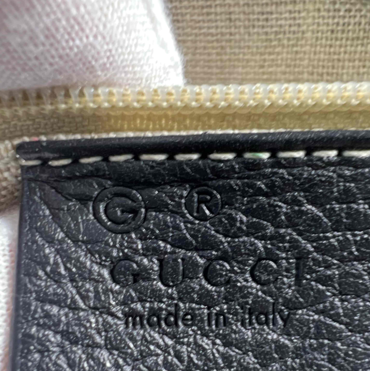 Gucci Dollar Calfskin GG Charm Satchel B24414