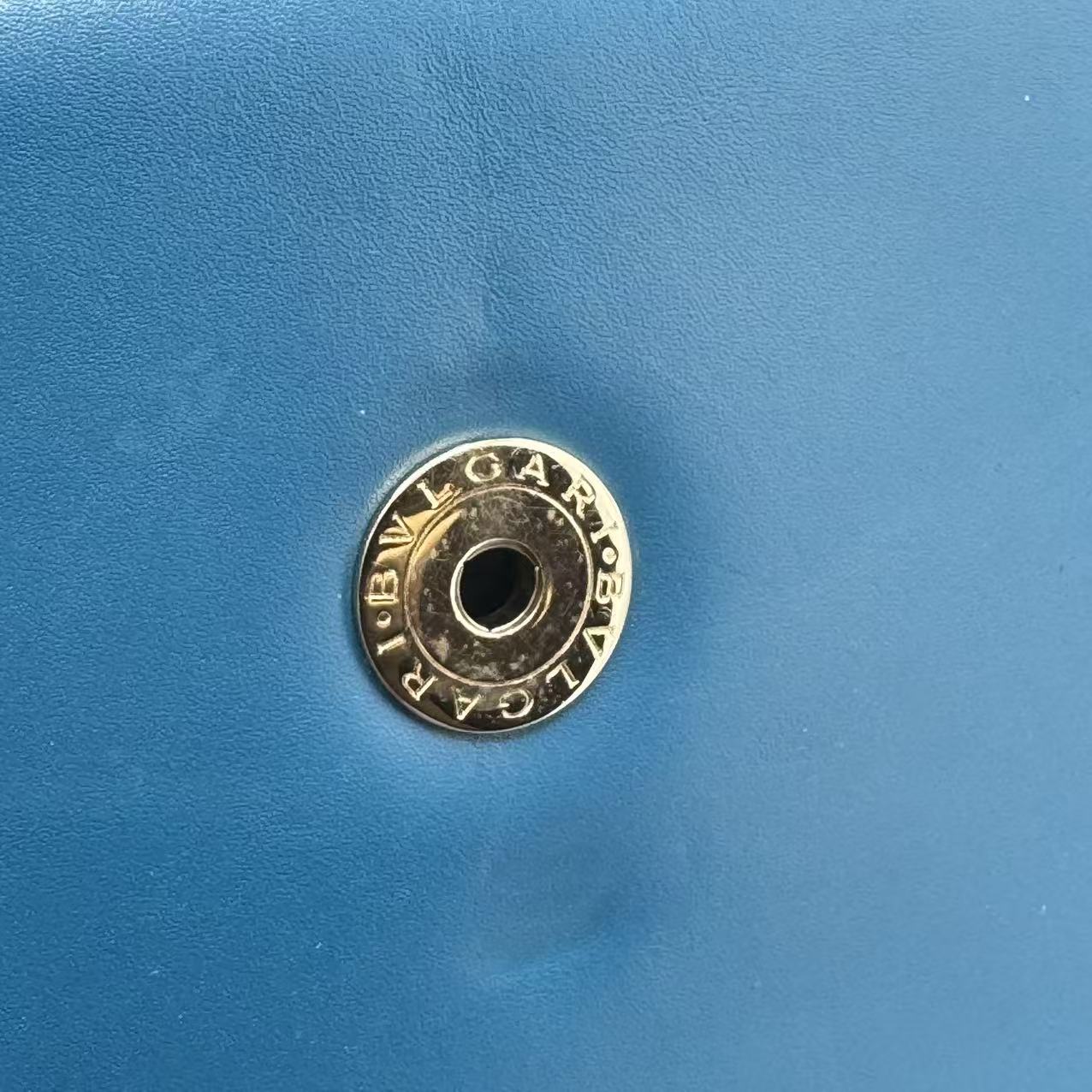 Calfskin Serpenti Forever Shoulder Bag Tropical Turquoise GREEN