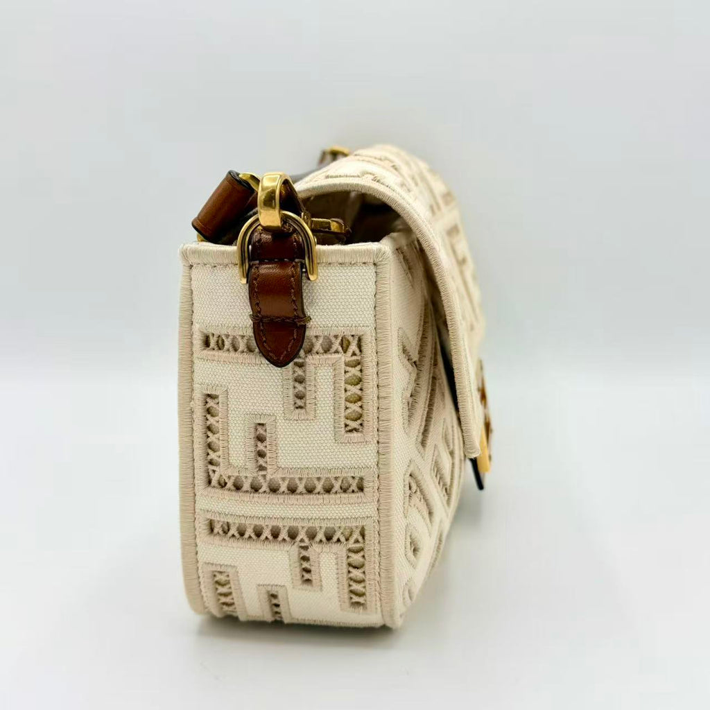 Baguette FF Crochet Raffia Bag