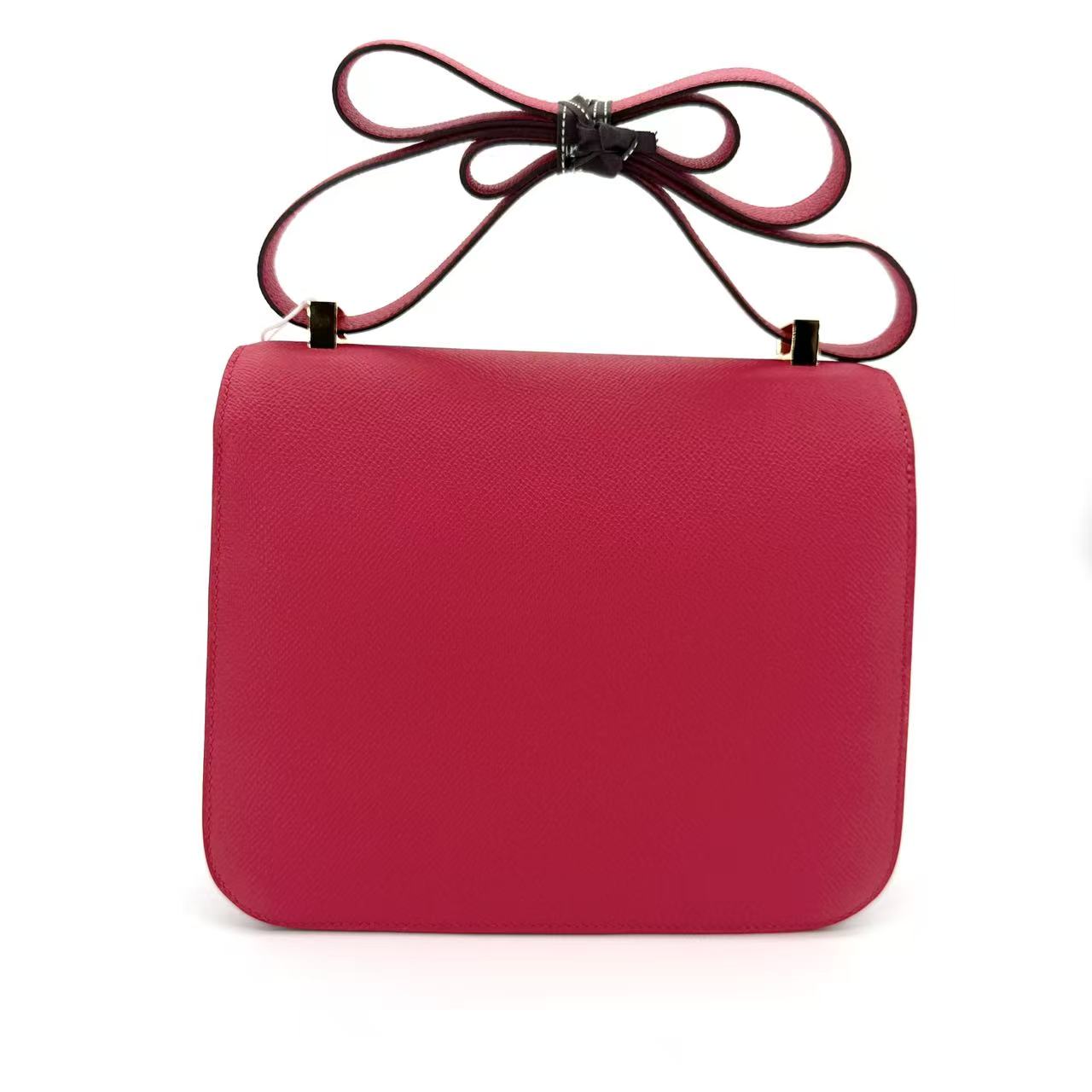 Constance 24 Bag Epsom Rose Extreme with Gold Hardware