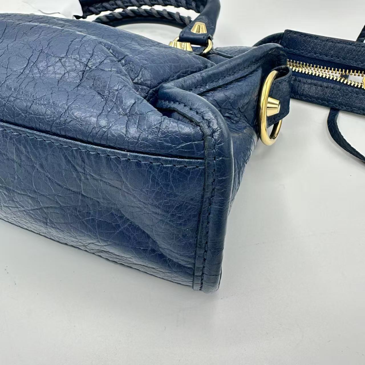 Blue City Classic Studs Bag Leather Mini LDM-1712