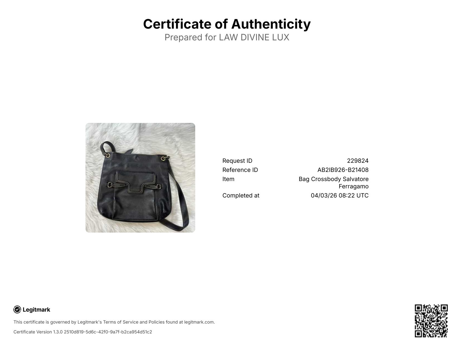 Salvatore Ferragamo Black Pebbled Gancini Leather Fanisa Shoulder Bag twins B21408