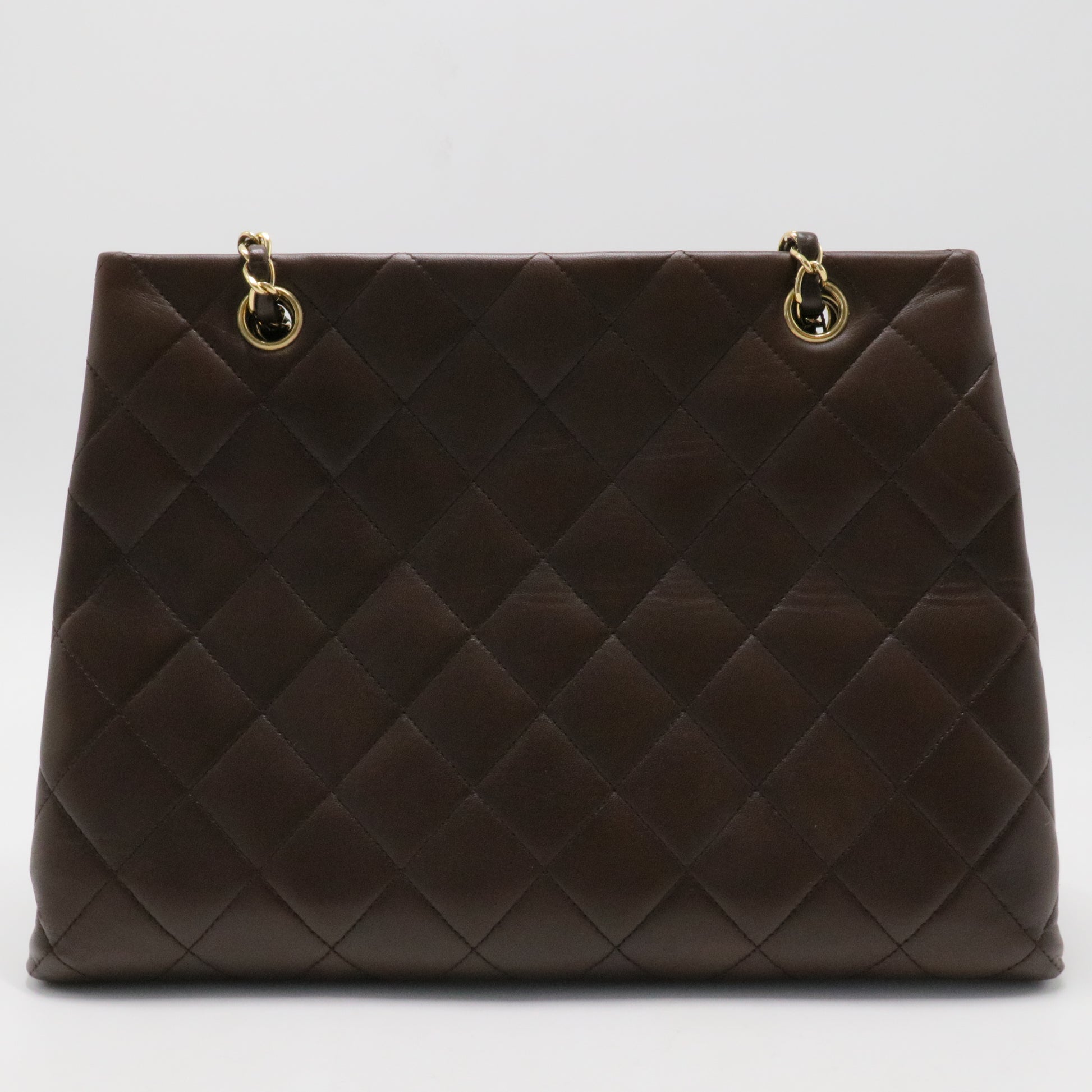 Vintage CC Chain Tote Quilted Lambskin Twins
