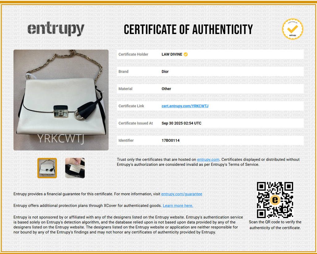 Diorling Shoulder Bag Leather Large