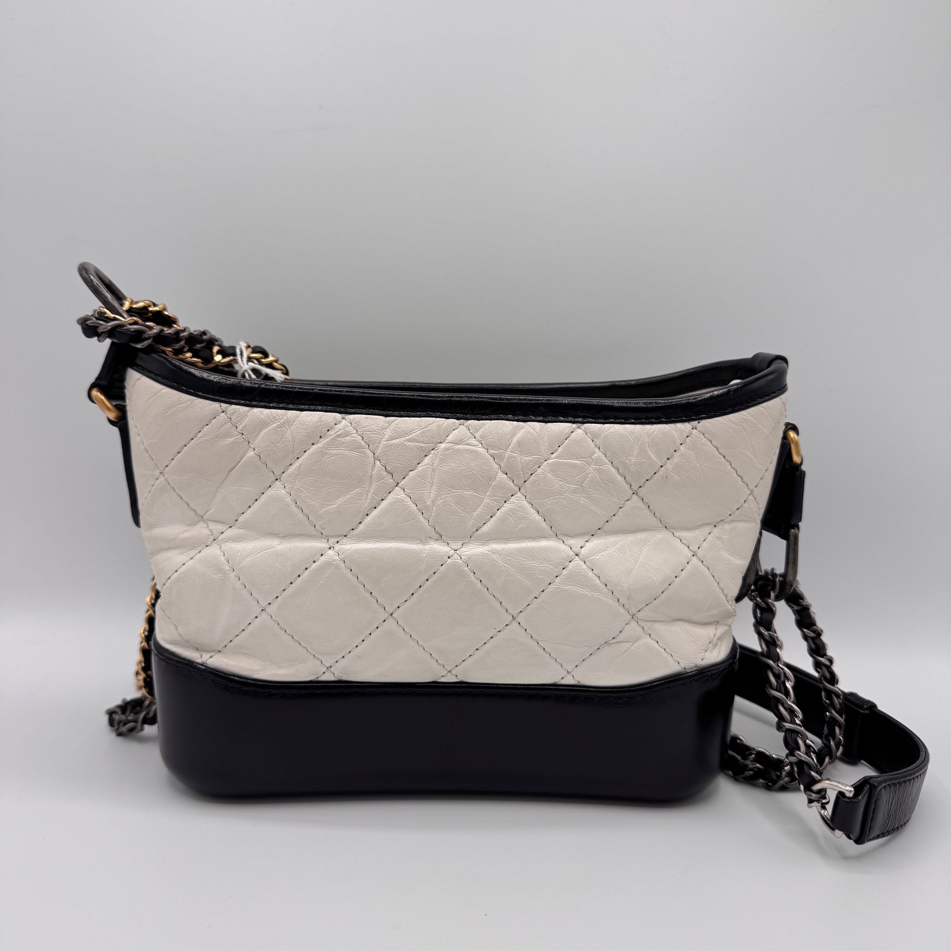 Chanel- Gabrielle Hobo Quilted Aged Calfskin Small