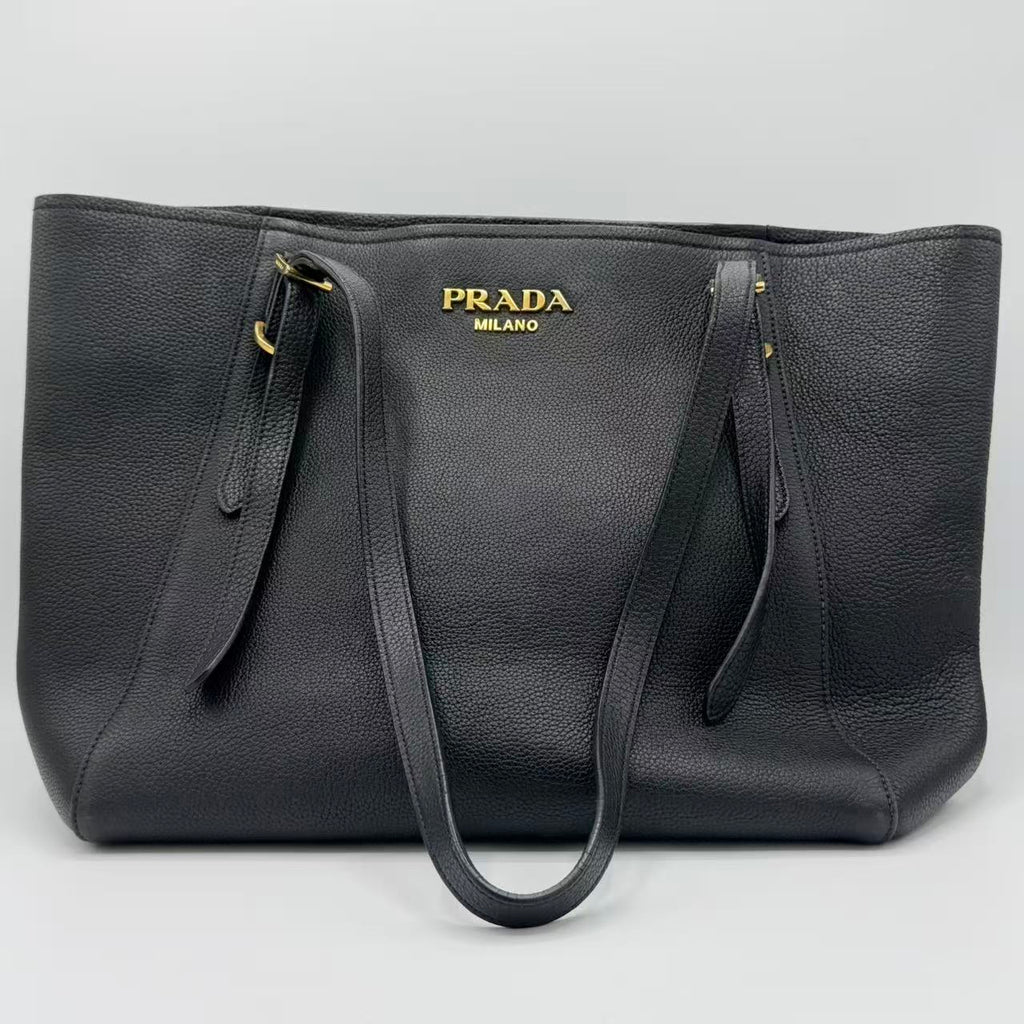 Belted Open Tote Vitello Daino Medium