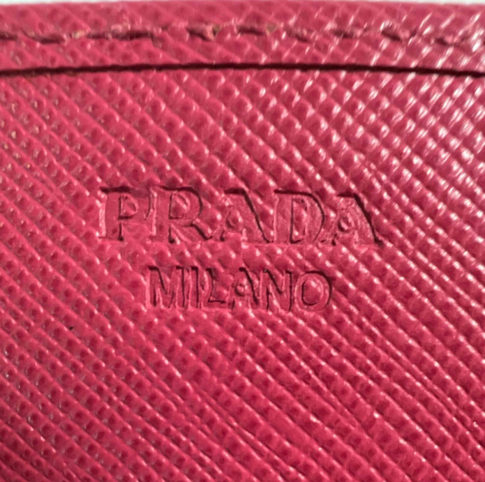 Prada Saffiano Fiocco Continental Bow Wallet W23420