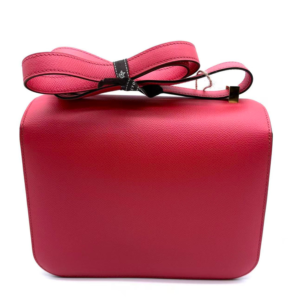 Constance 24 Bag Epsom in Rose Jaipur with Gold Hardware