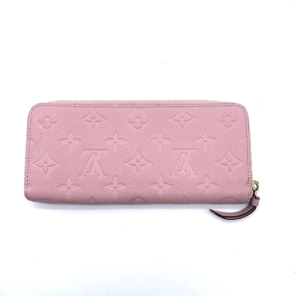 Monogram Clemence Wallet Pink