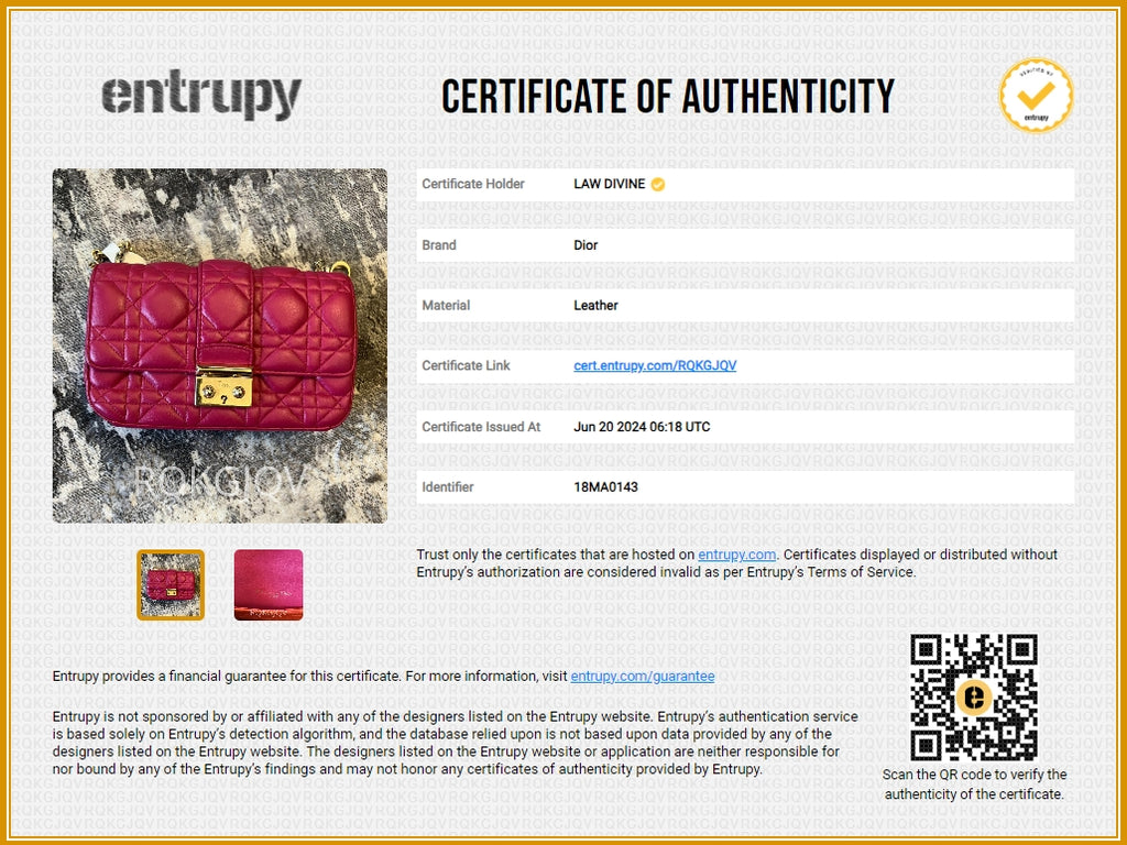 Dior Fuchsia Cannage Quilted Leather Large Miss Dior Flap Bag