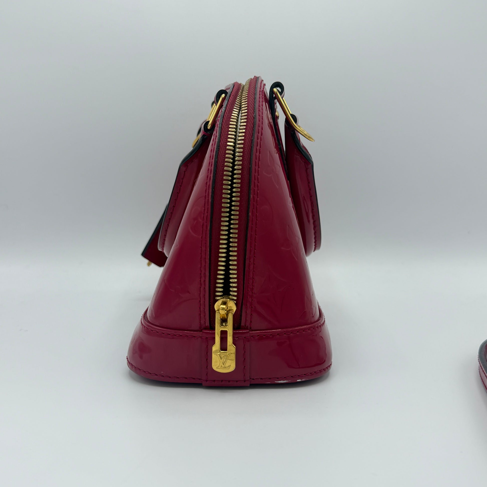 Alma Handbag Monogram Vernis BB