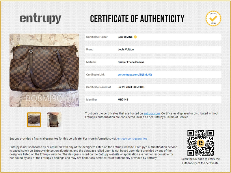 Louis Vuitton Totally Handbag Damier MM