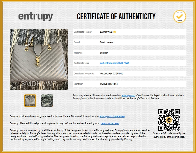 Classic Monogram Shopper Matelasse Chevron Leather Large