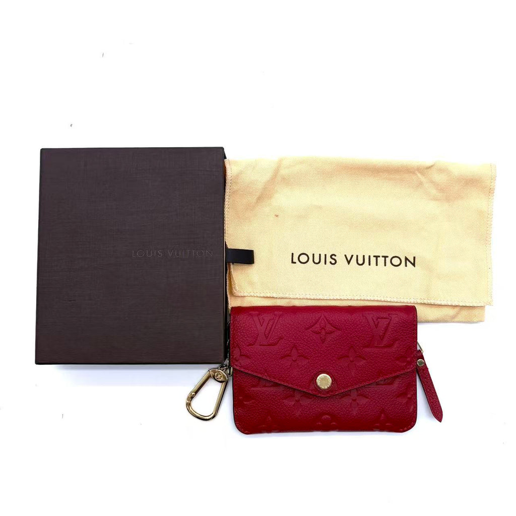 Empreinte Key Pouch Cherry