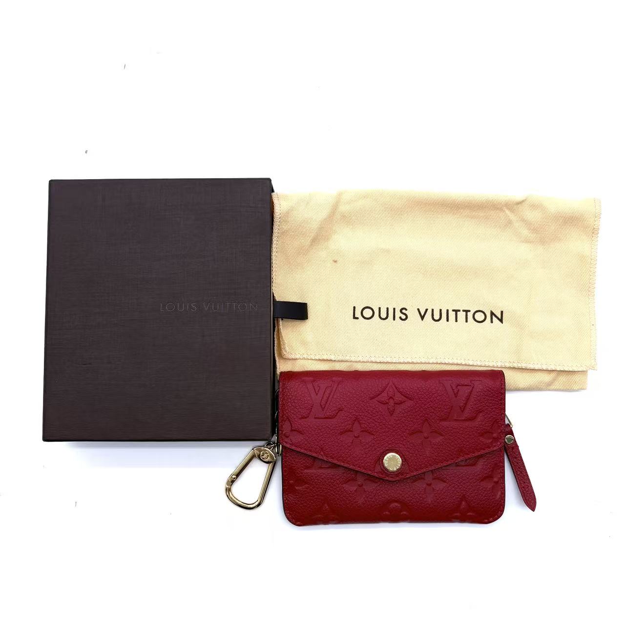 Empreinte Key Pouch Cherry