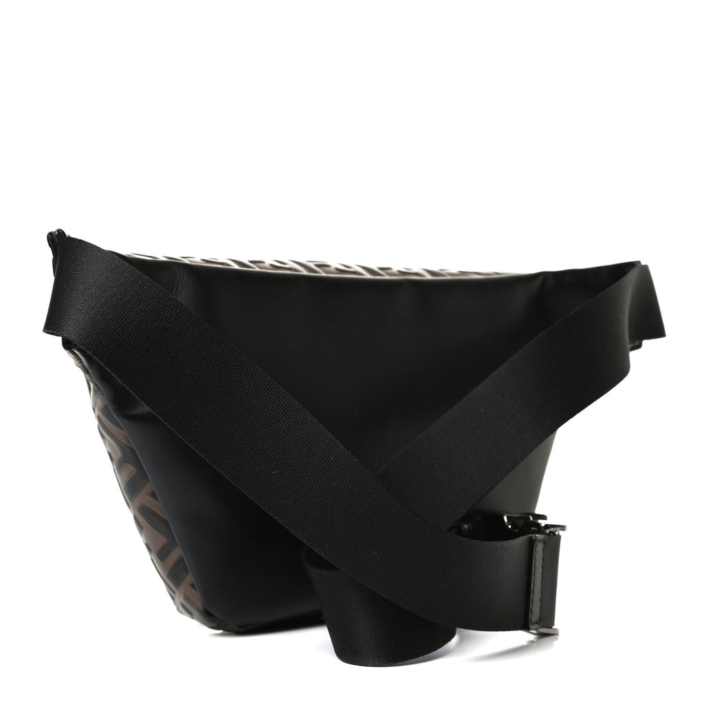 Vitello Waist Bag Zucca Coated Canvas Twins