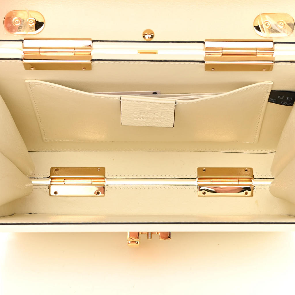 Plexiglass Mini Sylvie 1969 Top Handle Bag Ivory Twins