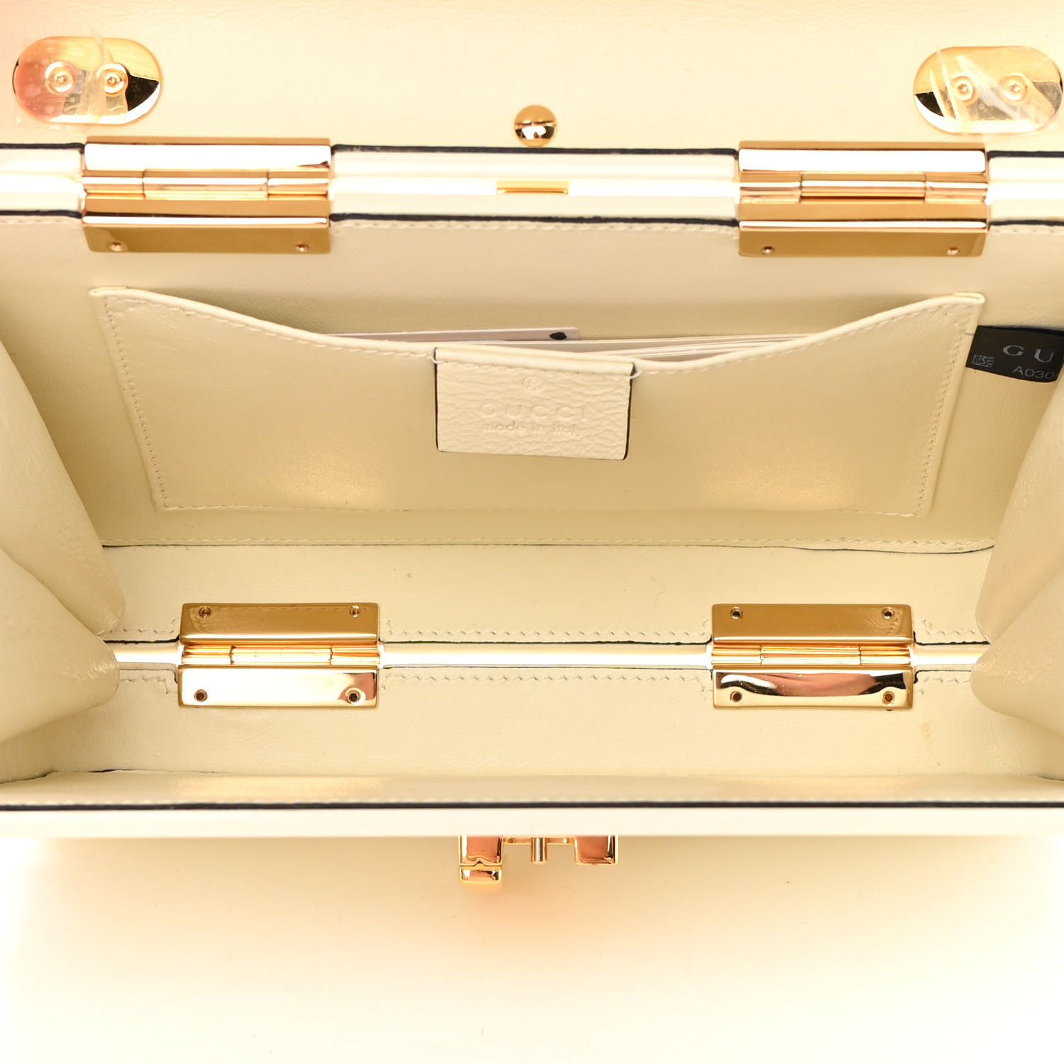 Plexiglass Mini Sylvie 1969 Top Handle Bag Ivory Twins