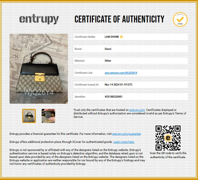 Padlock Shoulder Bag GG Coated Canvas and Leather Medium
