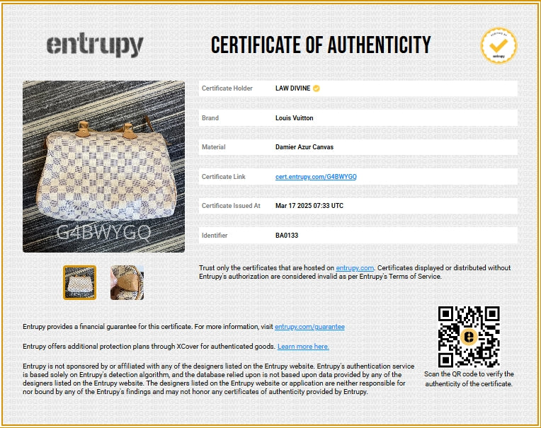 "Louis Vuitton Speedy Handbag Damier 30"