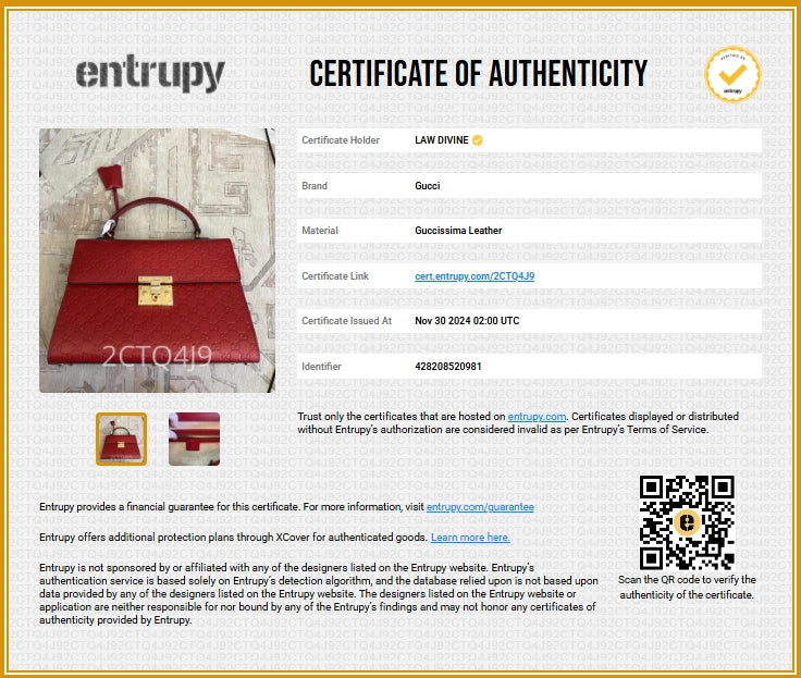 Medium GG Signature Padlock Bag
