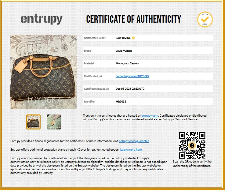 Deauville Handbag Monogram Canvas