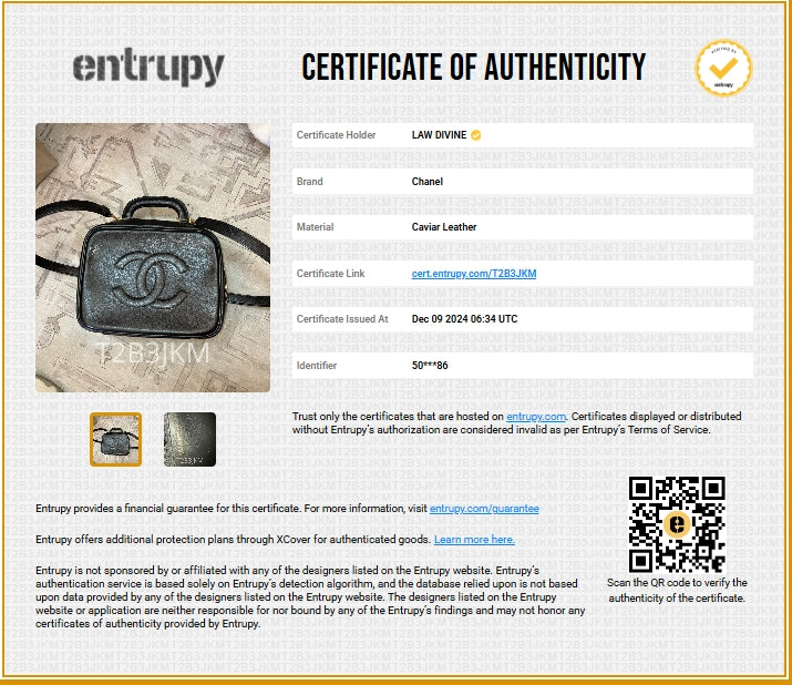 Caviar Timeless CC Vanity Case Black