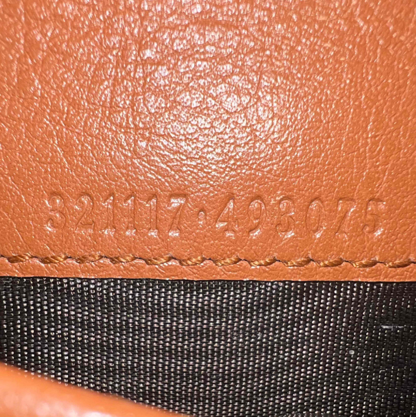 Guccissima Zip Around Wallet Natural Brown W23435
