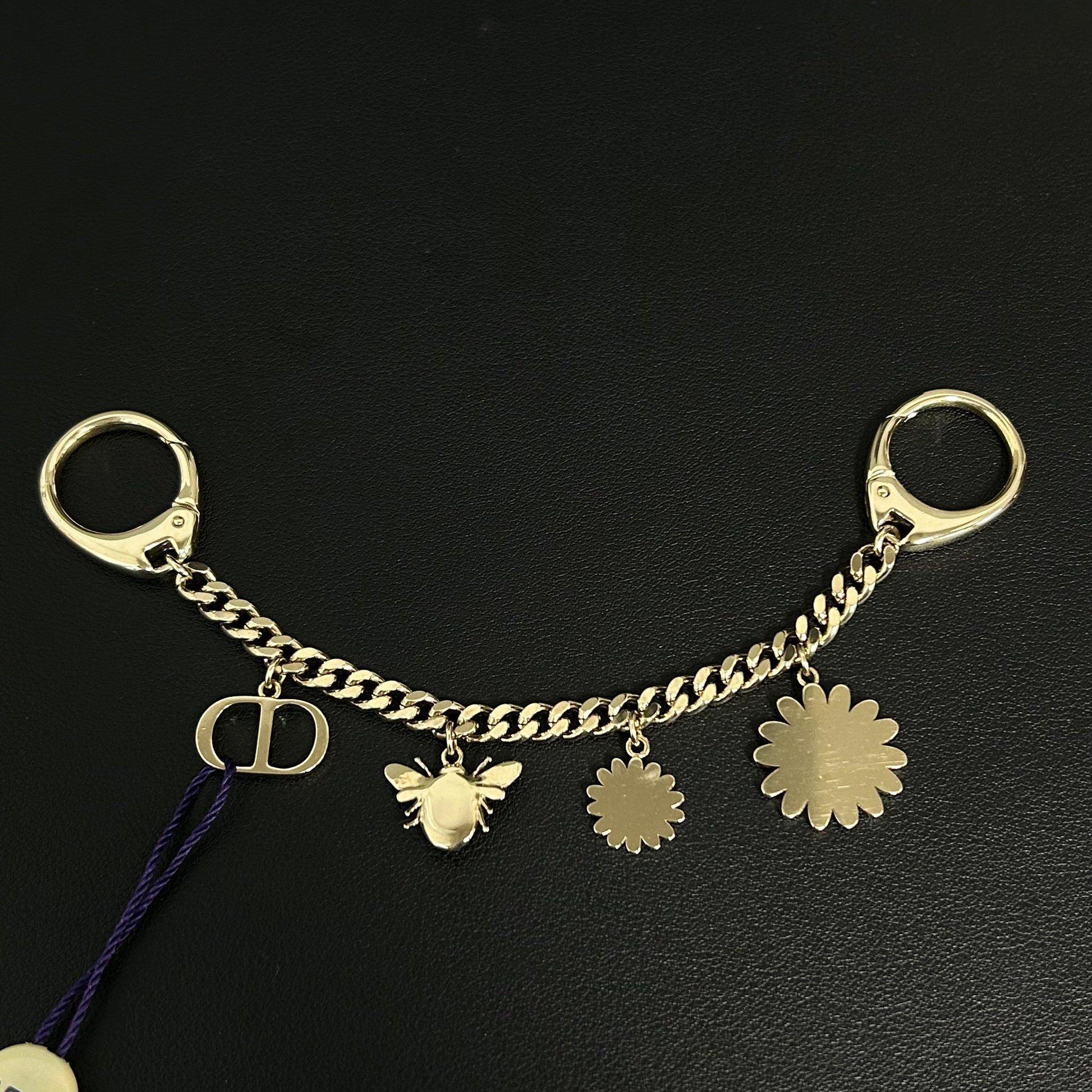 Dior Daisy Bag Charm Gold Twins LDJ3799