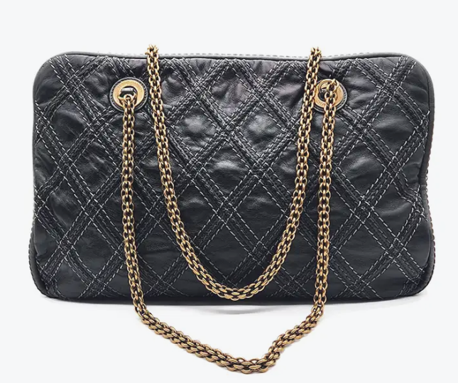 Triptych Tote Quilted Calfskin Twins