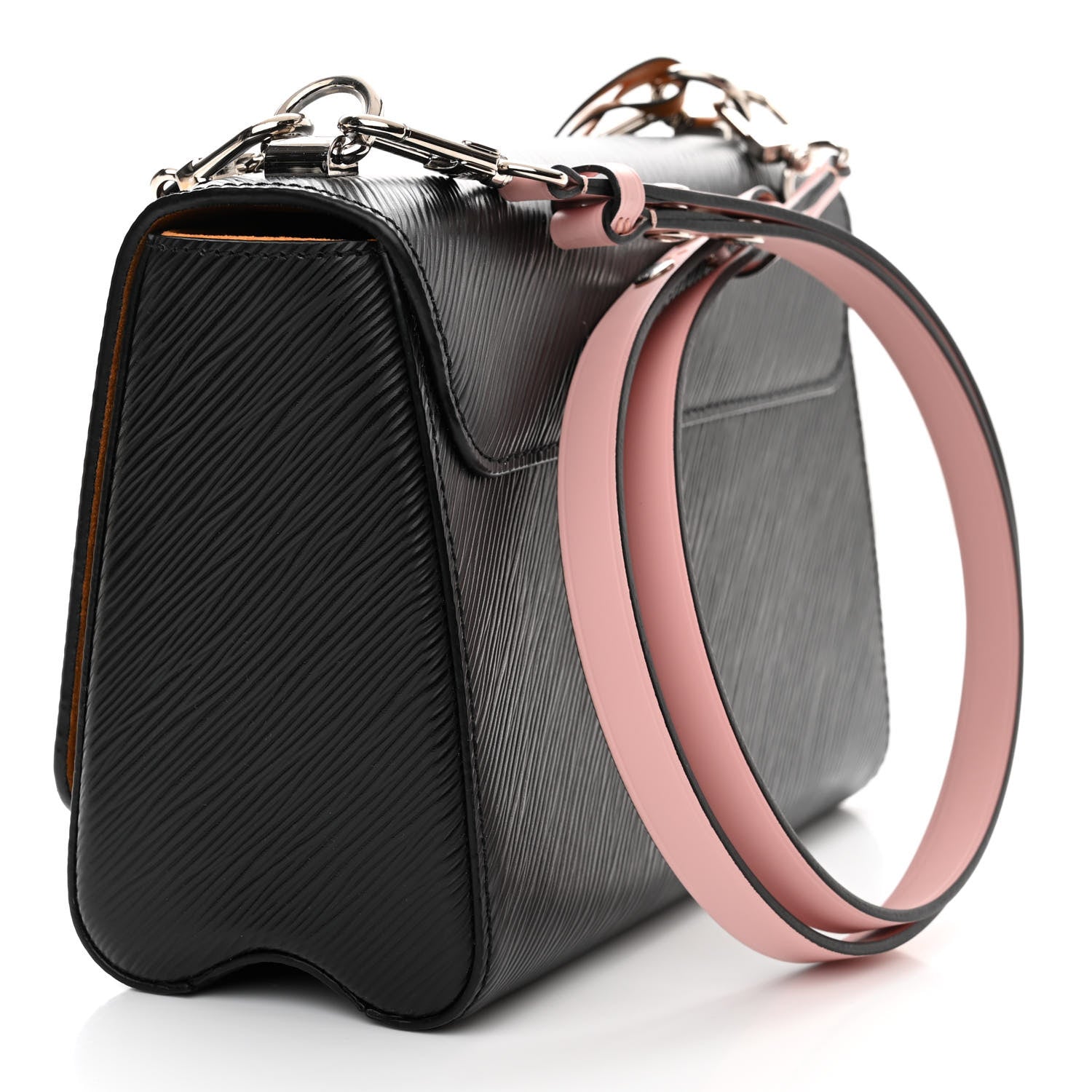 Braided Handle Twist Bag Epi Leather MM Twins