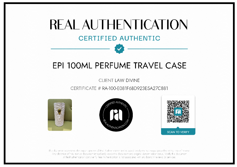 Perfume Travel Case Epi Leather 100ML